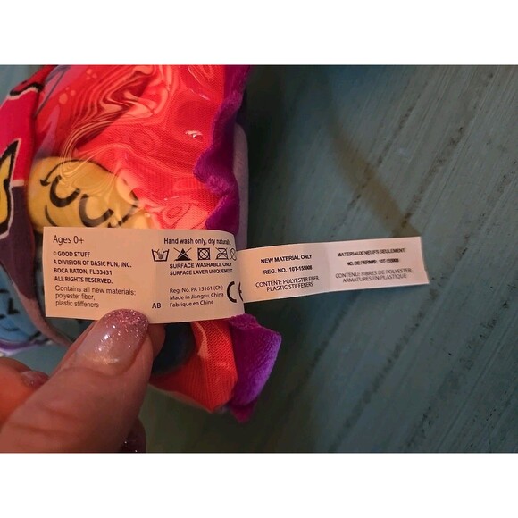 NWT Good Stuff Jelly Beans, sour candy Plush.  In A Zipped Candy Bag , With Tags - Picture 6 of 10